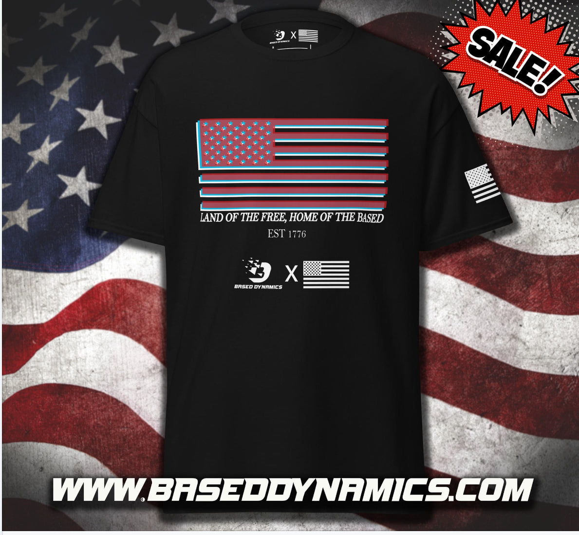 Land of the free Shirt | Based Dynamics
