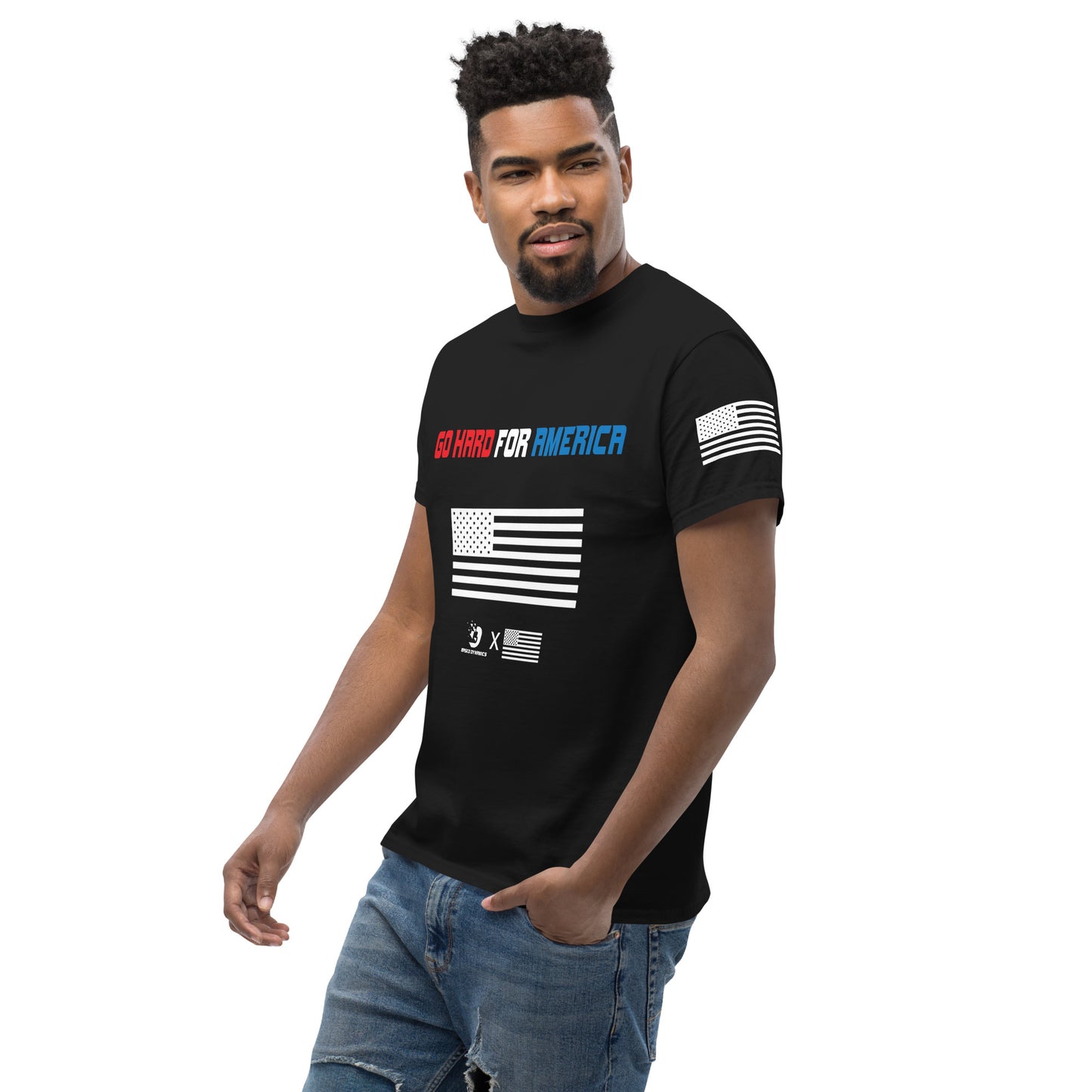 "Go Hard for America" T-Shirt | Based Dynamics