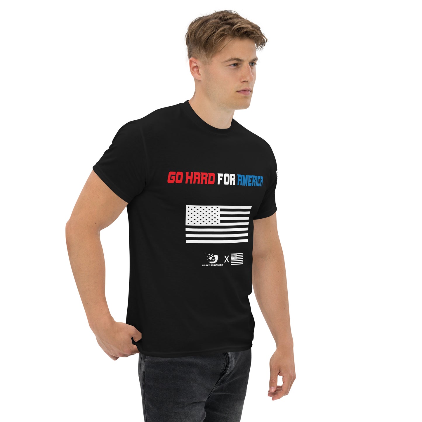 "Go Hard for America" T-Shirt | Based Dynamics