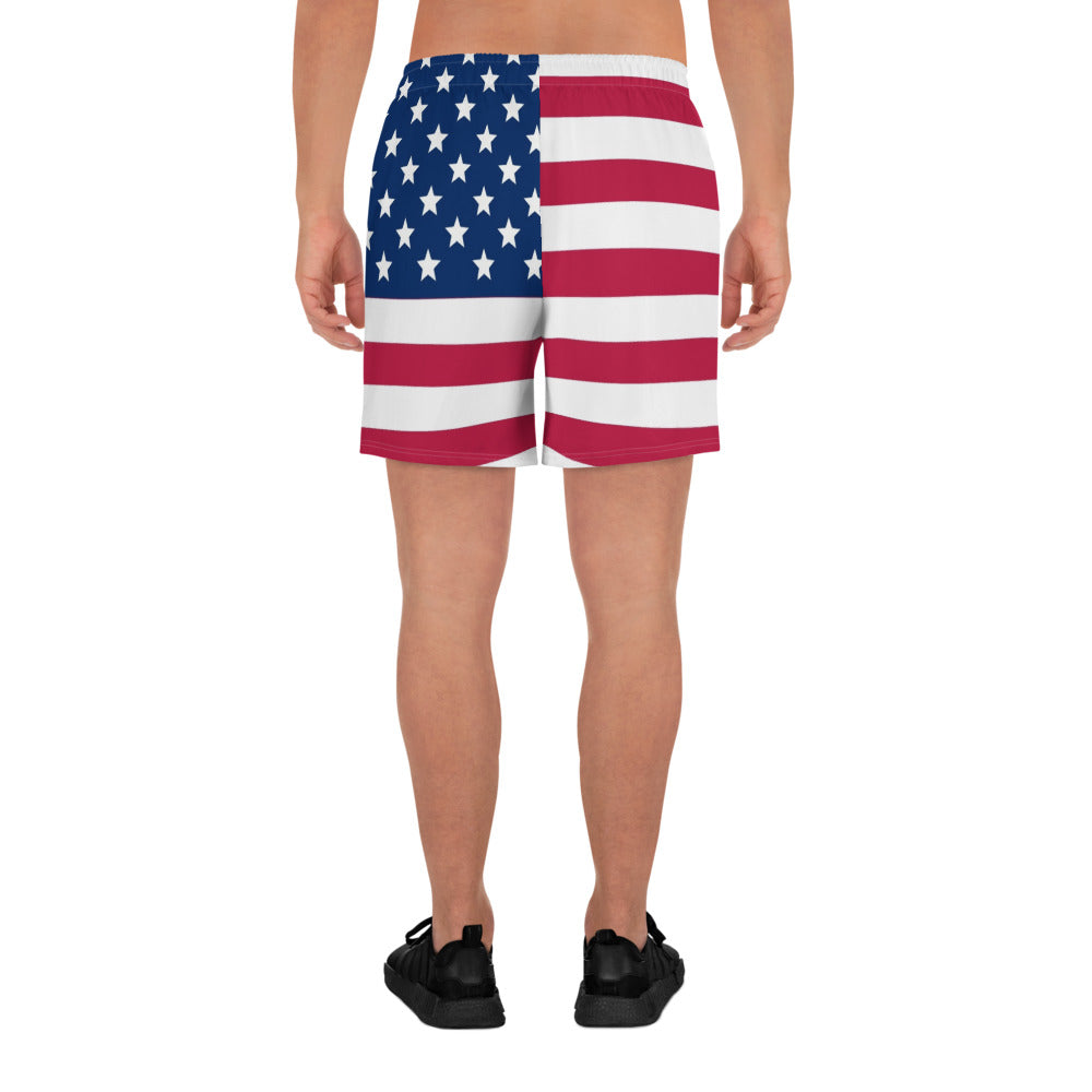 American Flag Training Shorts - Elevate Your Workouts with Patriotism