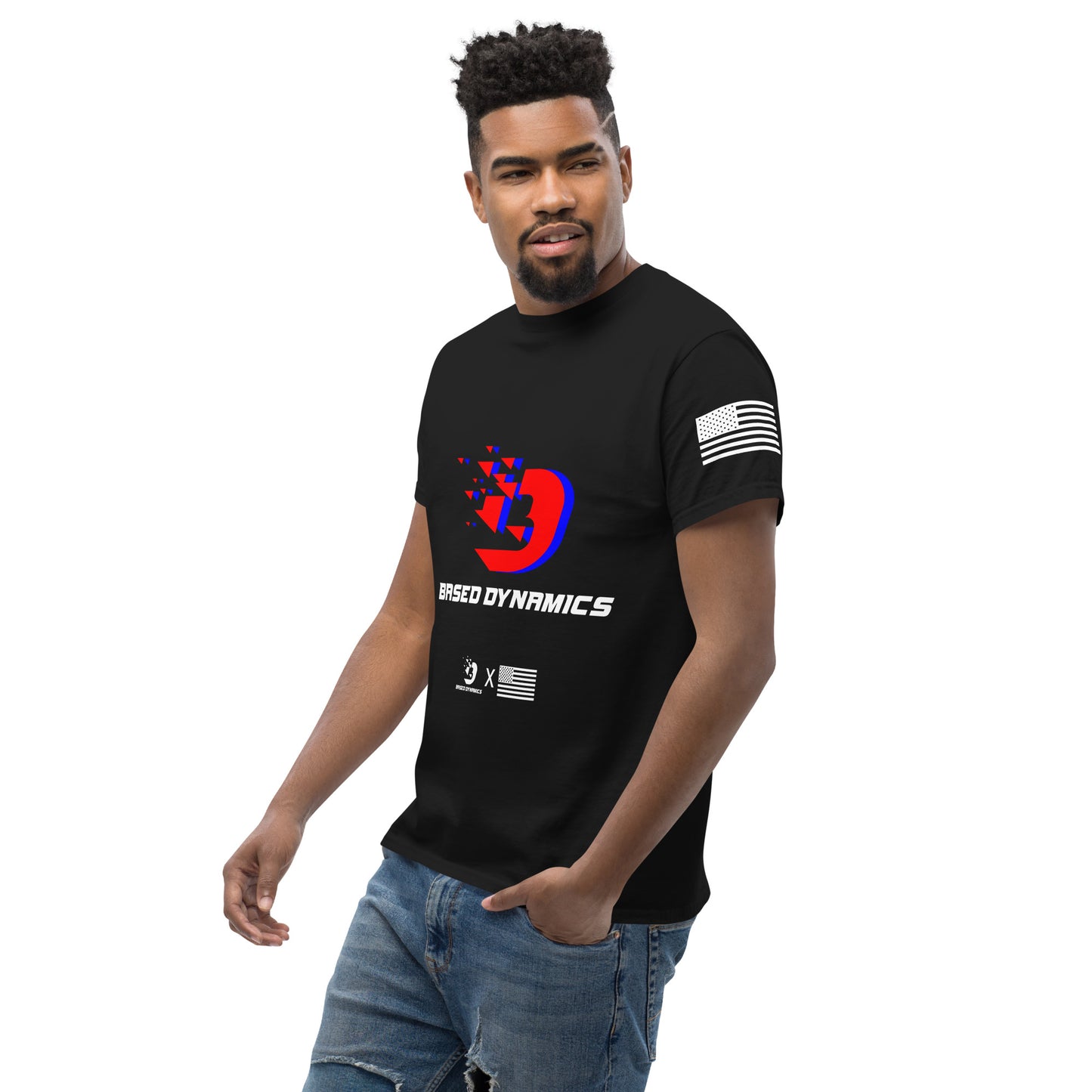 Based Dynamics Red White and Blue T- Shirt | Based Dynamics