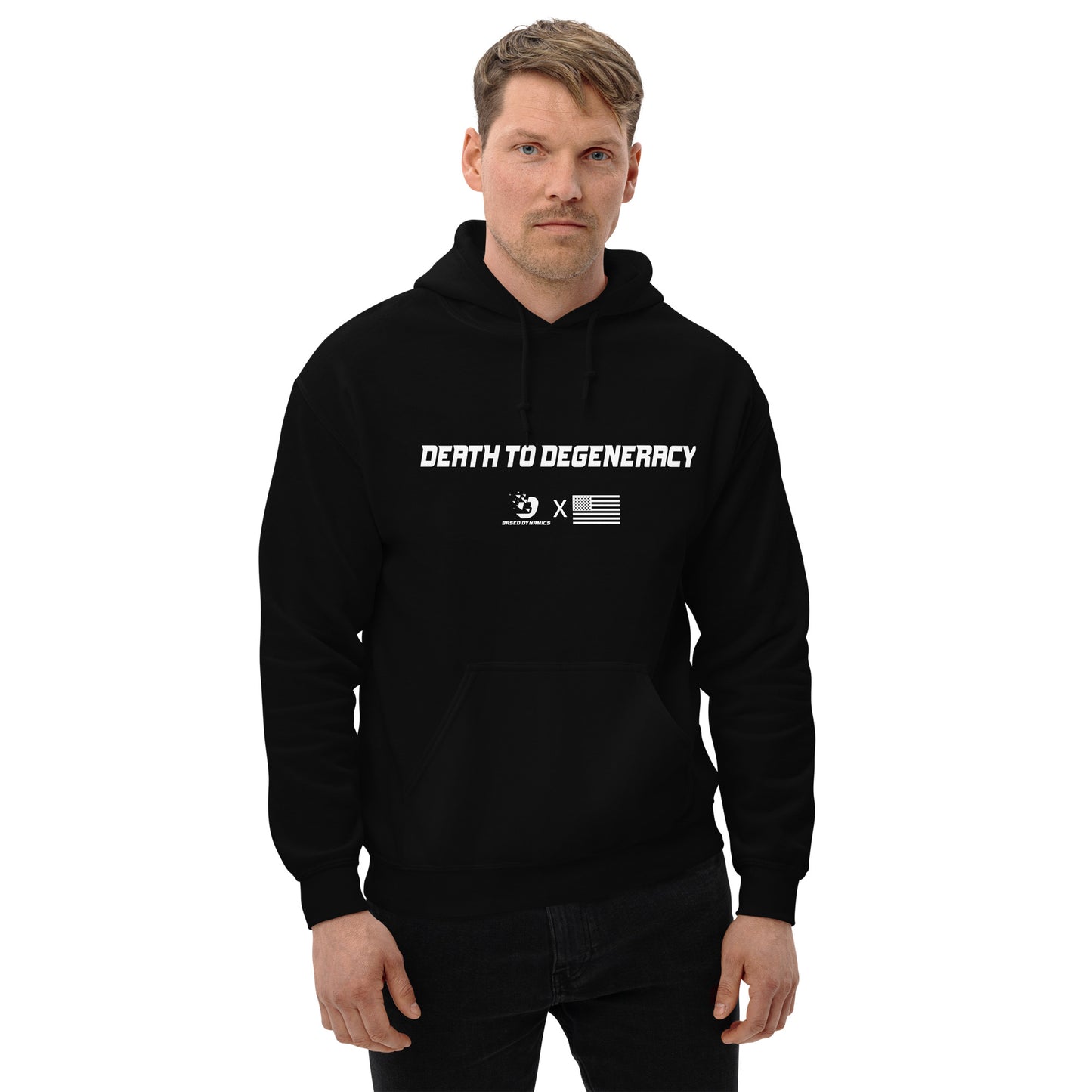 Death to Degeneracy Hoodie (standard fit)