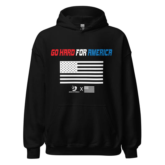 Go Hard for America Hoodie (standard fit)