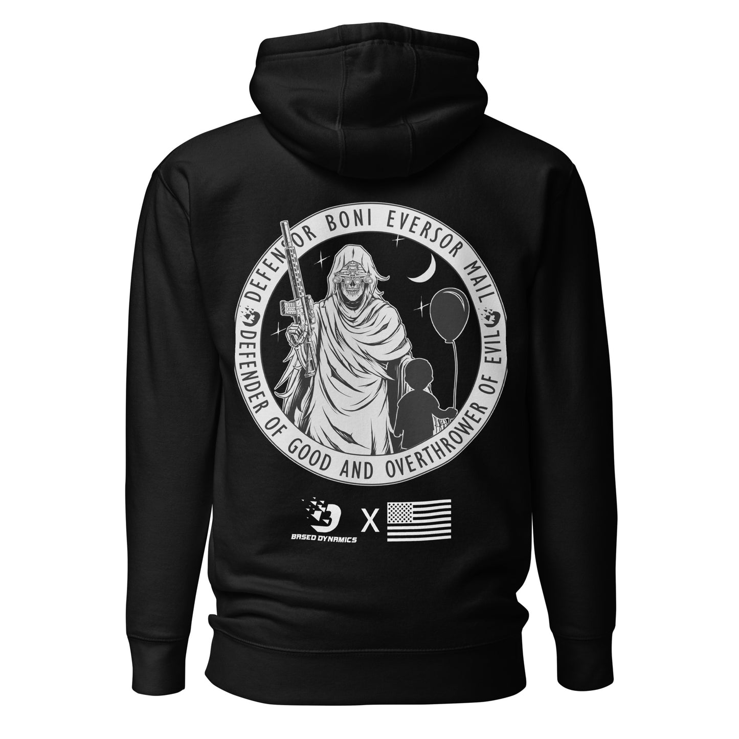 Defender of Good Destroyer of Evil Grim Reaper Hoodie | Based Dynamics