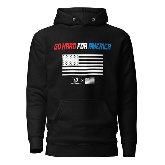 Go hard for America Hoodie (Athletic fit)