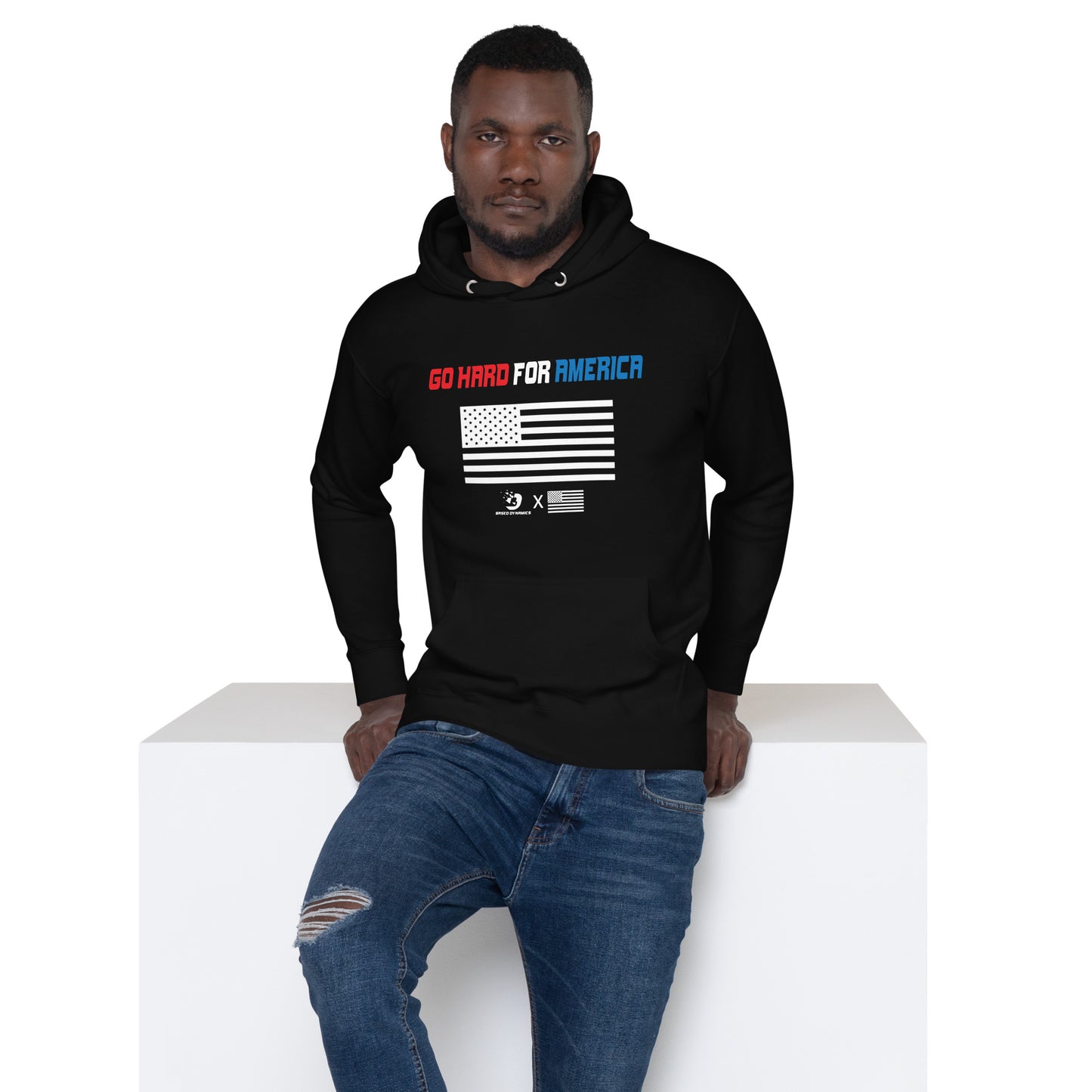 Go hard for America Hoodie (Athletic fit)