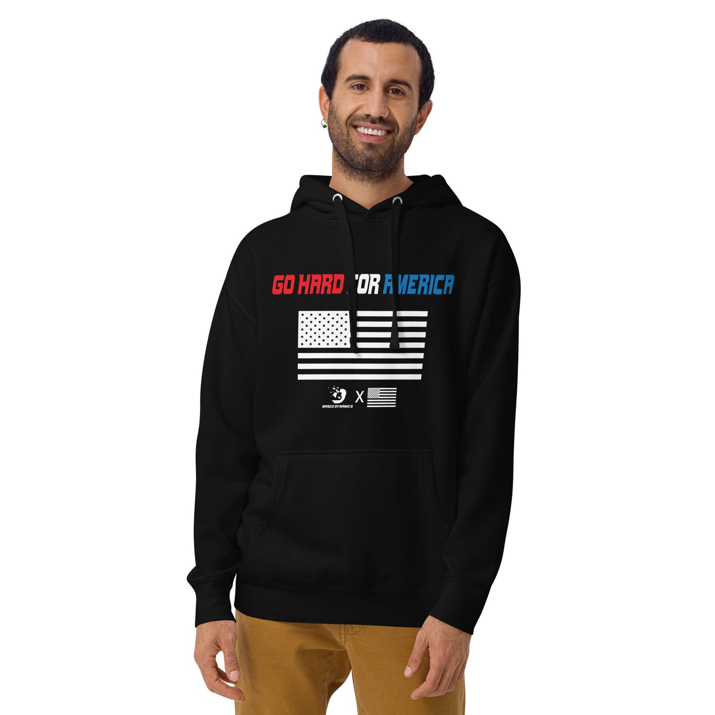 Go hard for America Hoodie (Athletic fit)