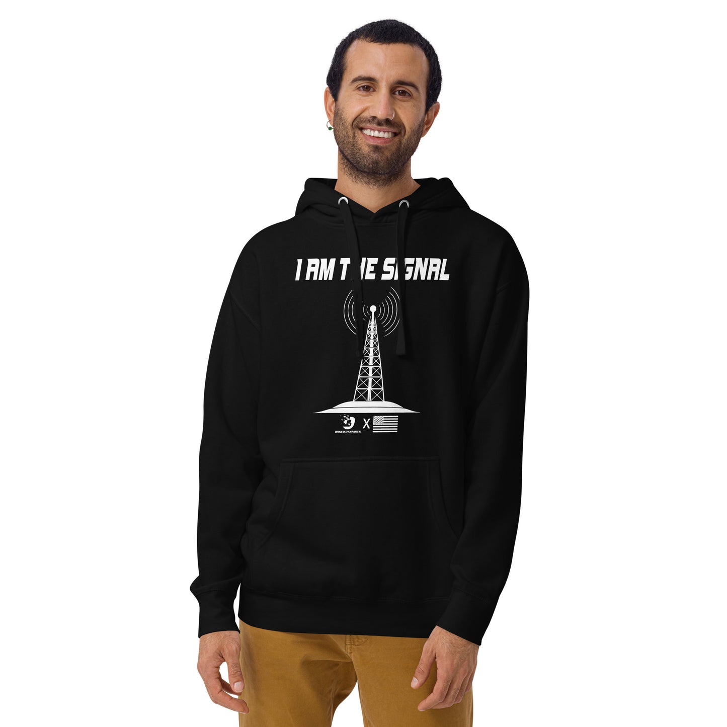 I am the Signal Hoodie (Athletic fit)