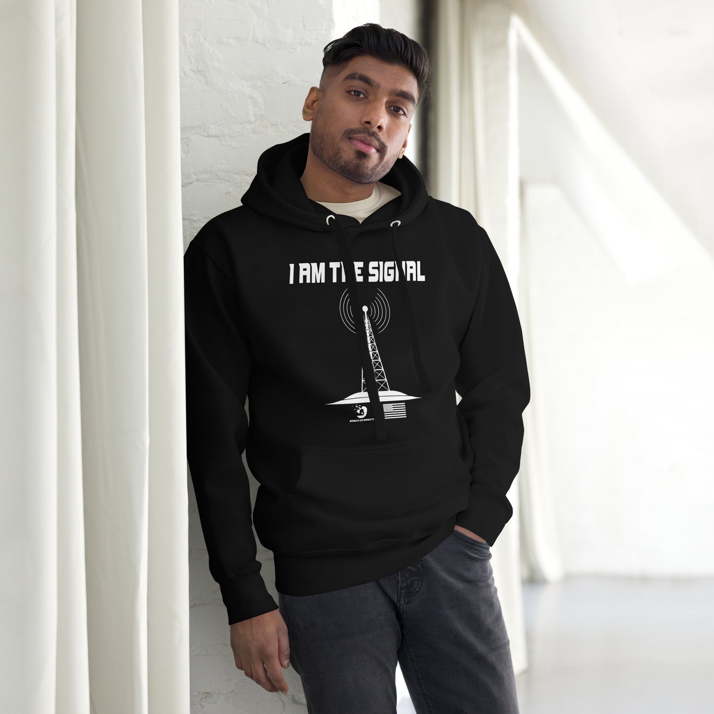 I am the Signal Hoodie (Athletic fit)