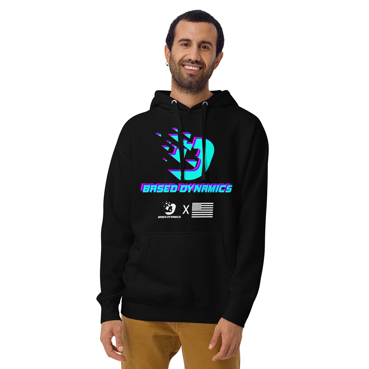 Based Dynamics neon Hoodie (athletic fit)